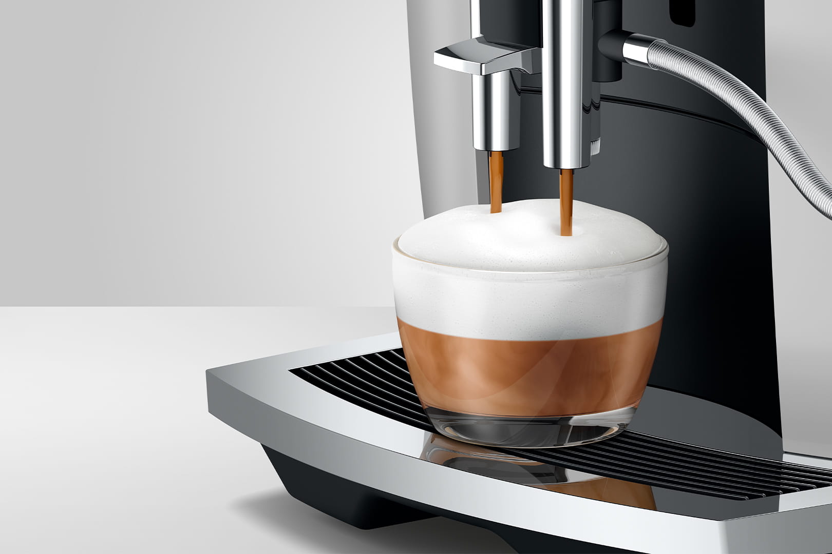 E6 JURA Coffee Machines Specialities Latte Macchiato, Cappuccino