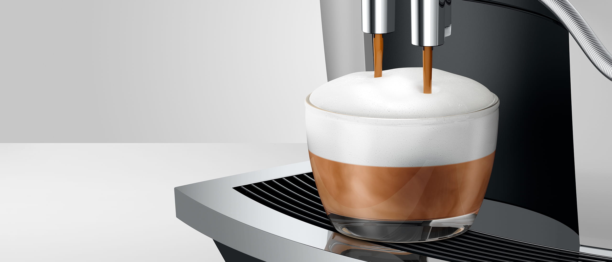 E6 JURA Coffee Machines Specialities Latte Macchiato, Cappuccino